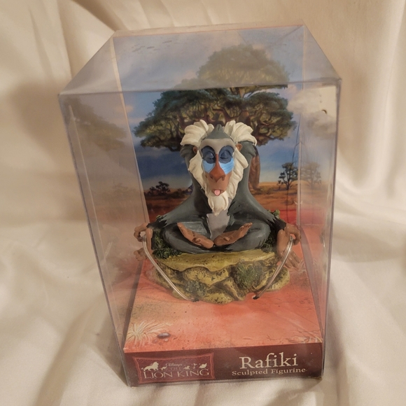 Disney | Toys | Disney The Lion King Rare Meditating Rafiki Enesco Sculpted Figurine | Poshmark